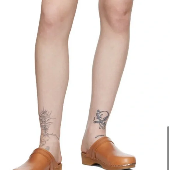 Isabel Marant Thalie Studded Clog Mules, Natural Brown, 37 ✨ - Picture 2 of 15